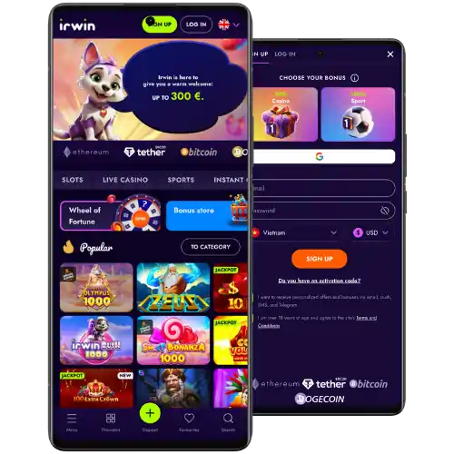 Tải App IRWIN Luôn Là Sự Lựa Chọn Hàng Đầu